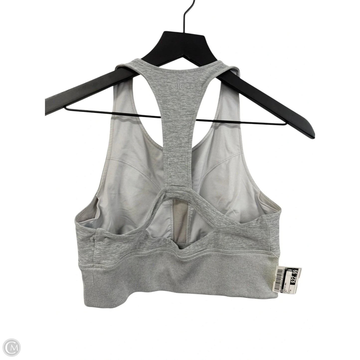 Athletic Bra By Alo In Grey, Size: M