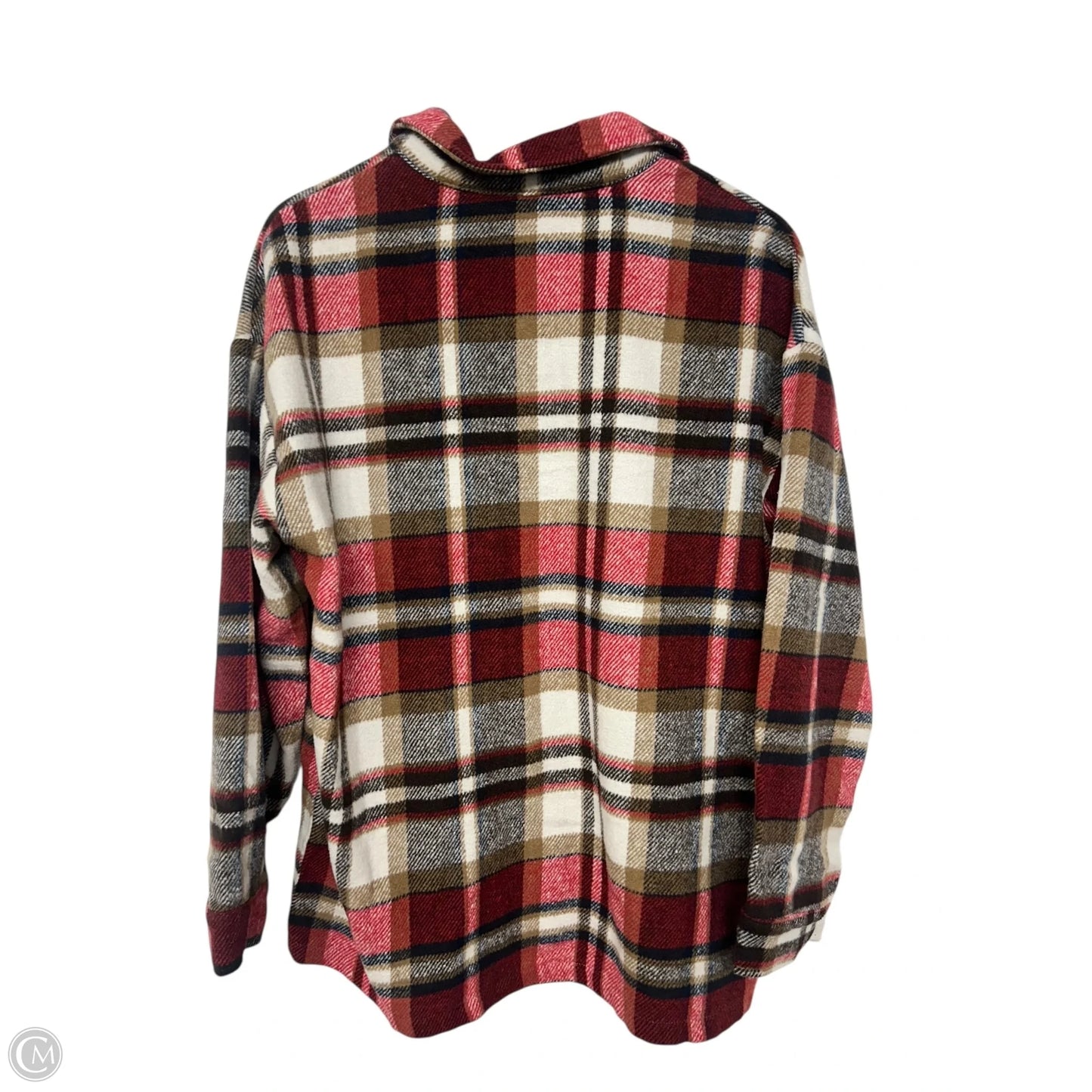 Jacket Shirt By Cme In Plaid Pattern, Size: Xl