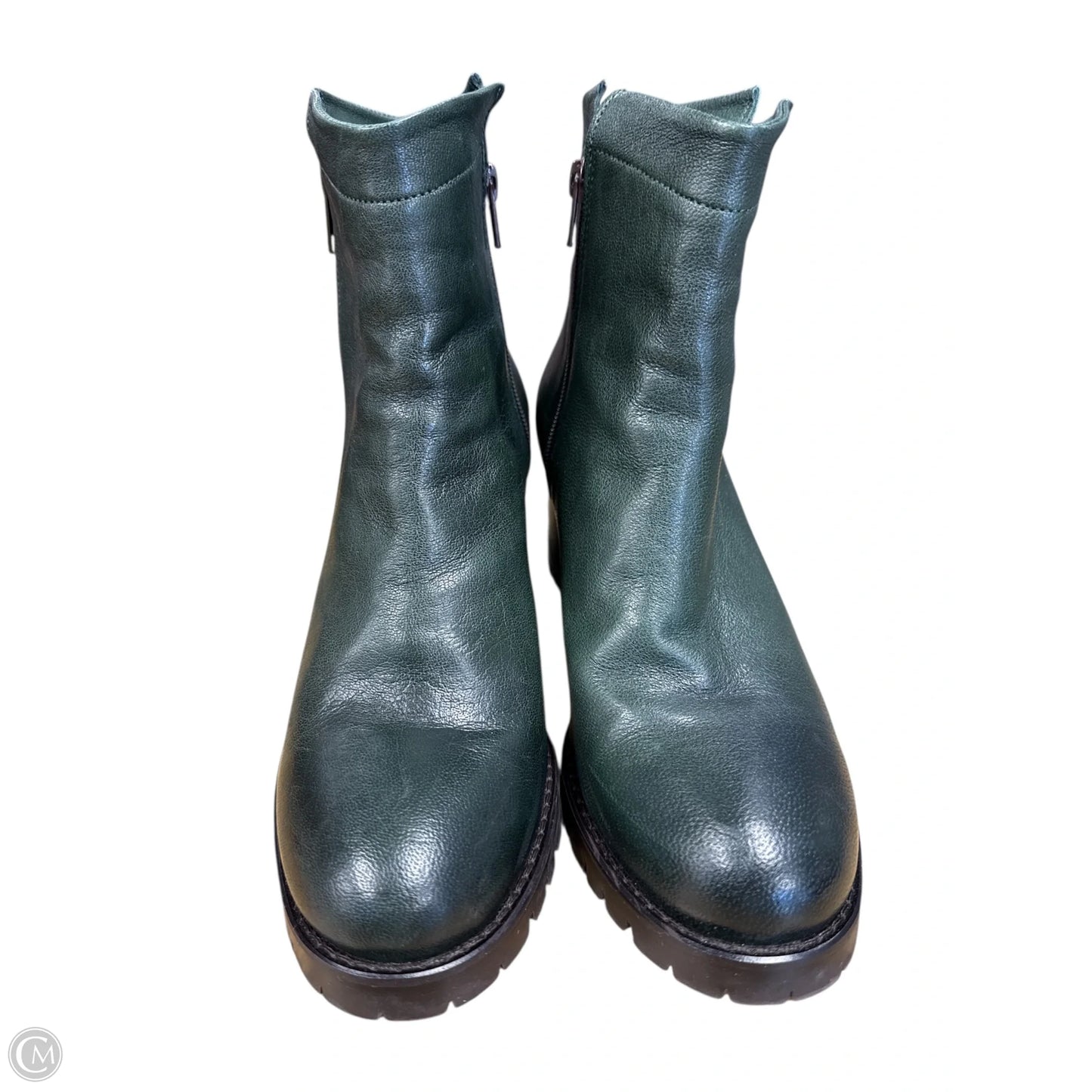 Boots Ankle Heels By Eric Michael London In Green, Size: 9