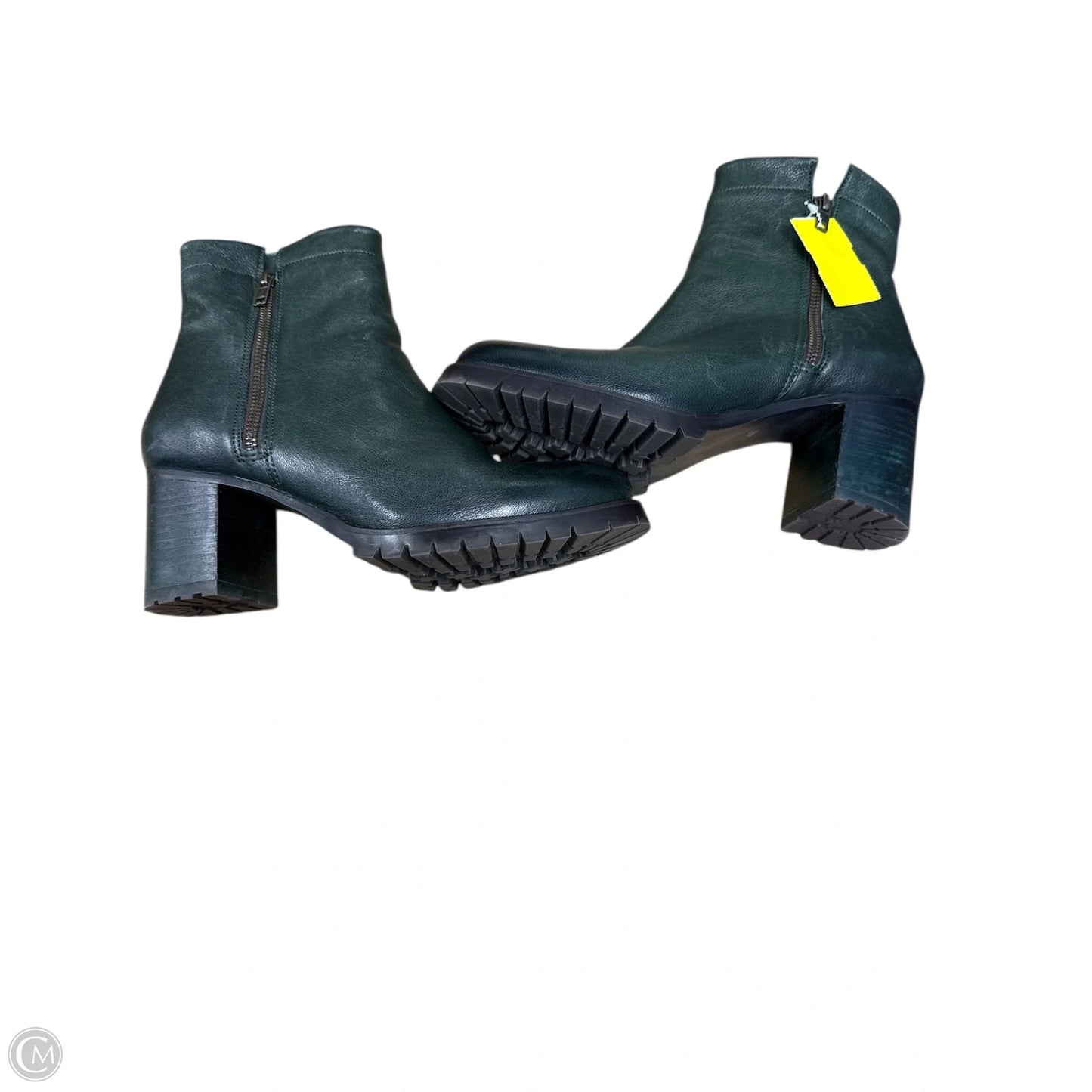 Boots Ankle Heels By Eric Michael London In Green, Size: 9