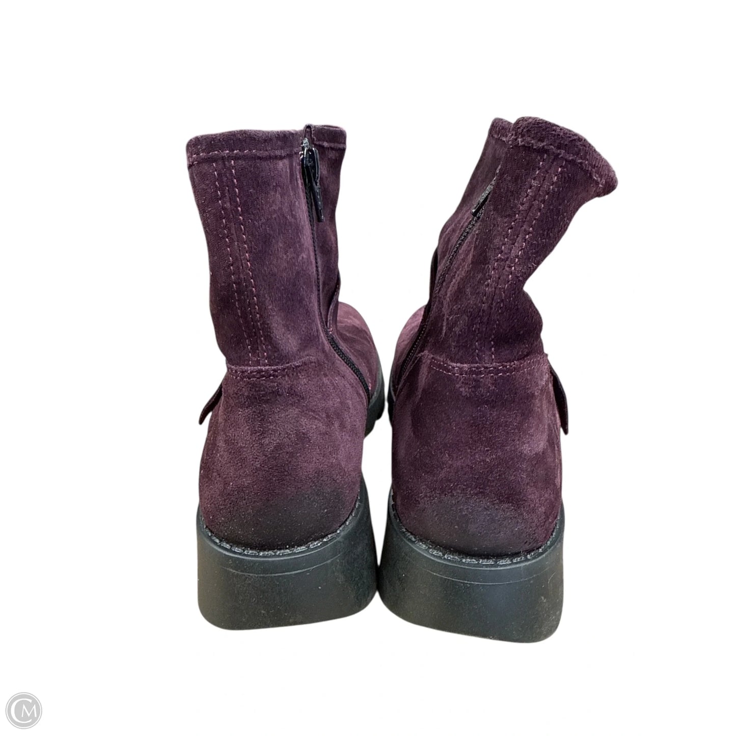 Boots Ankle Flats By Fly London In Purple, Size: 8.5