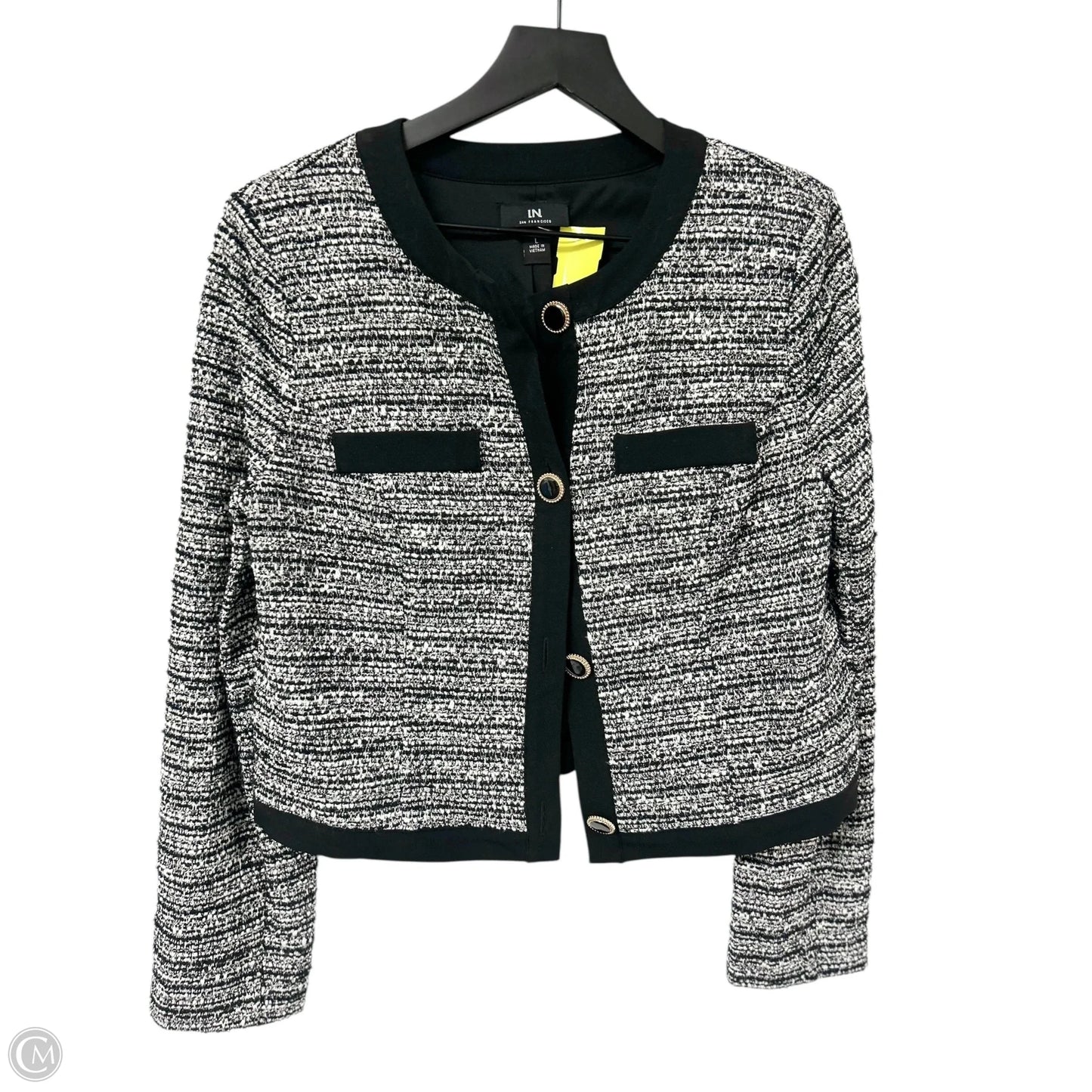 Jacket Other By In Sanfrancisco In Black & White, Size: L