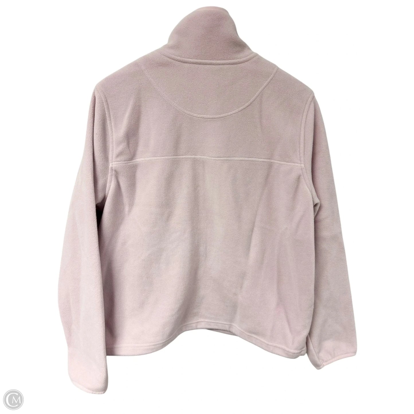 Jacket Fleece By Natural Reflections In Pink, Size: L