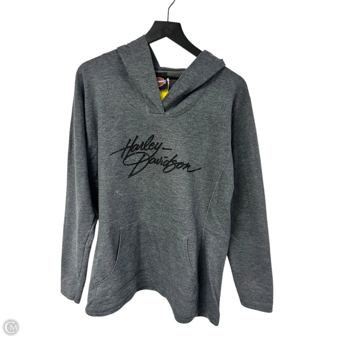 Sweatshirt Hoodie By Harley Davidson In Grey, Size: Xl