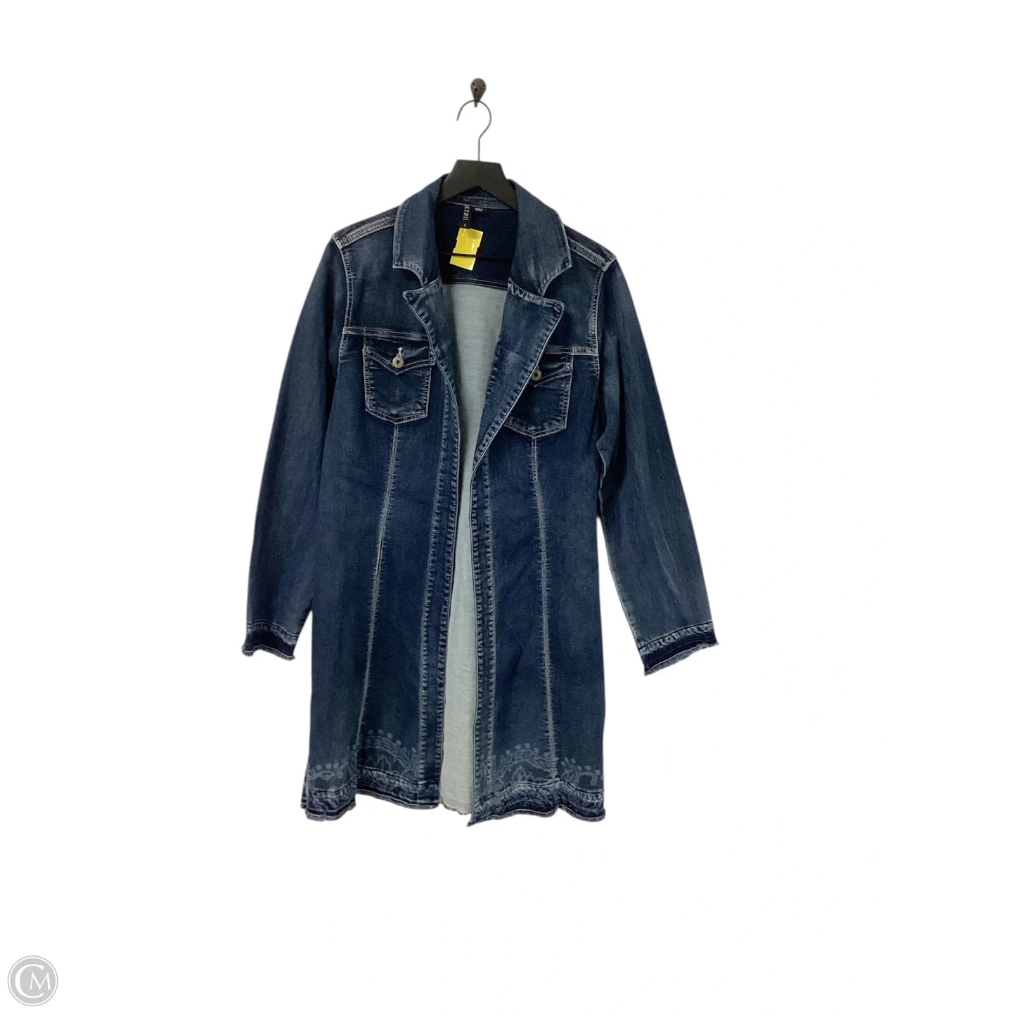 Jacket Denim By Ethyl In Blue Denim, Size: L