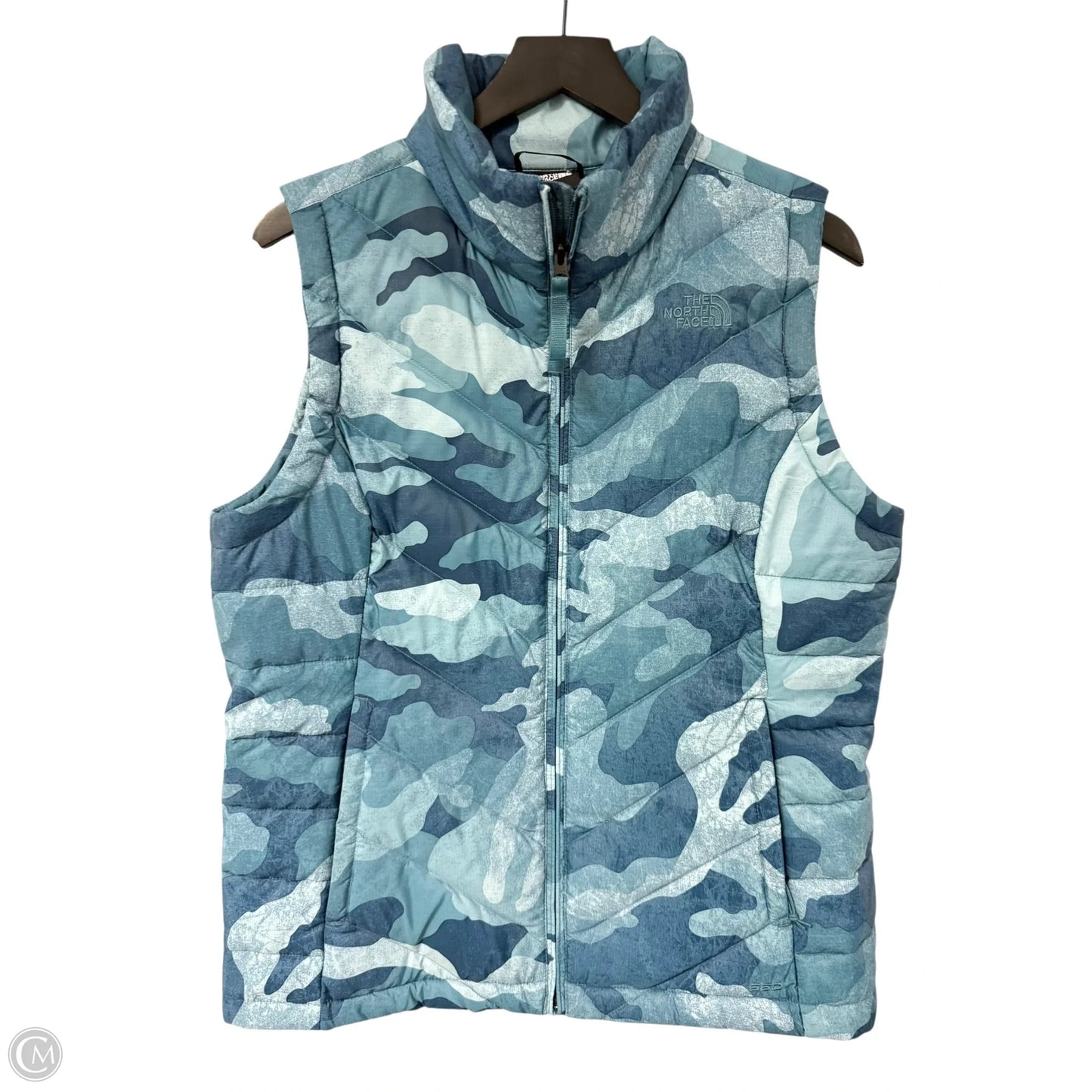 Vest Puffer & Quilted By The North Face In Blue, Size: L