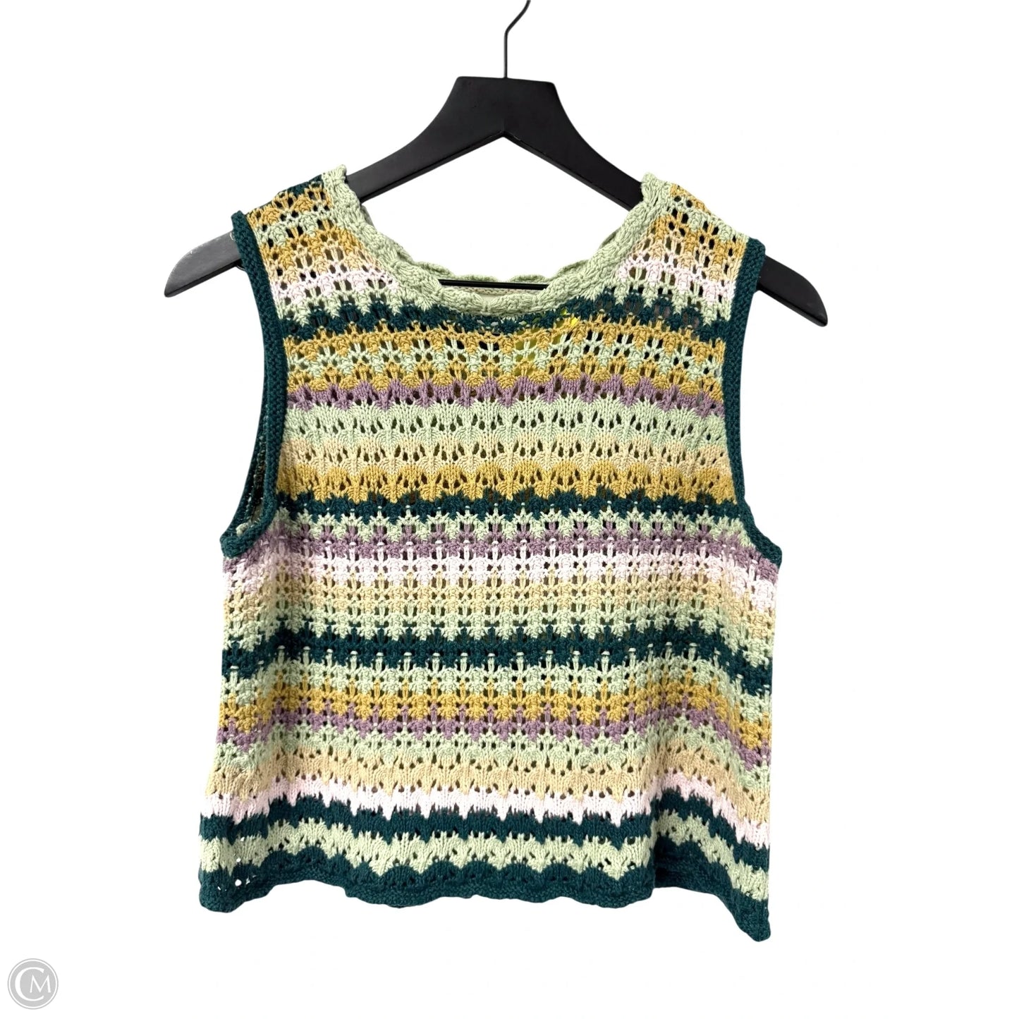 Top Sleeveless By Universal Thread In Multi-colored, Size: L
