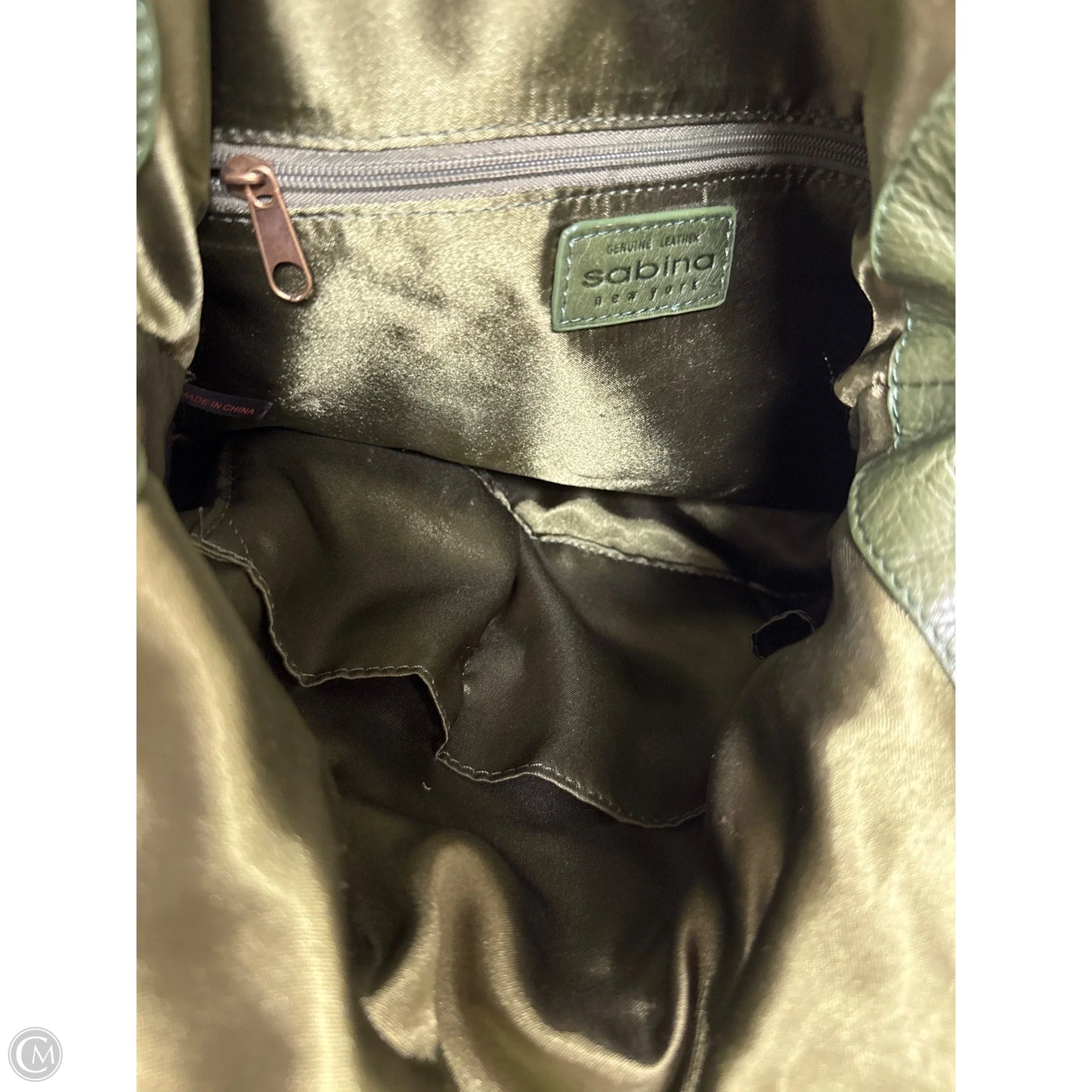 Crossbody Leather By Cmc, Size: Large