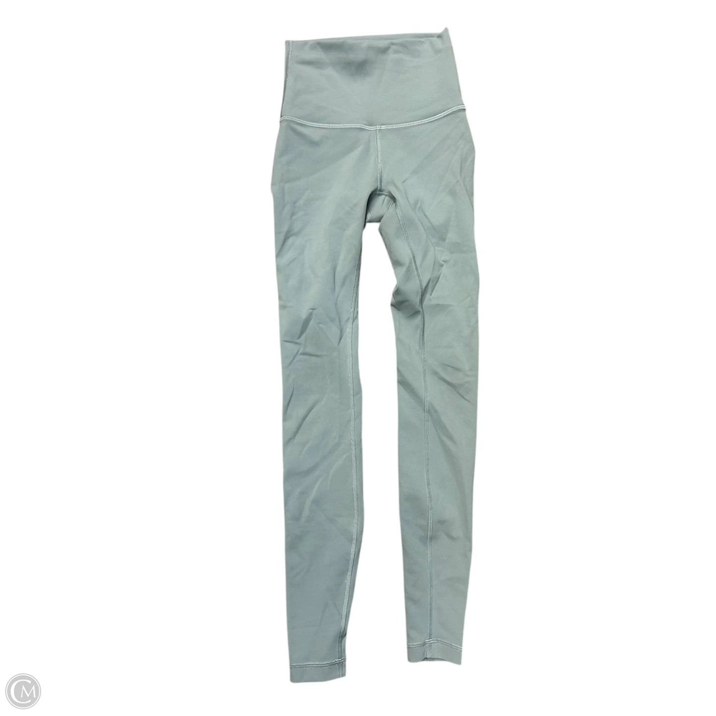 Athletic Leggings By Lululemon In Green, Size: 0