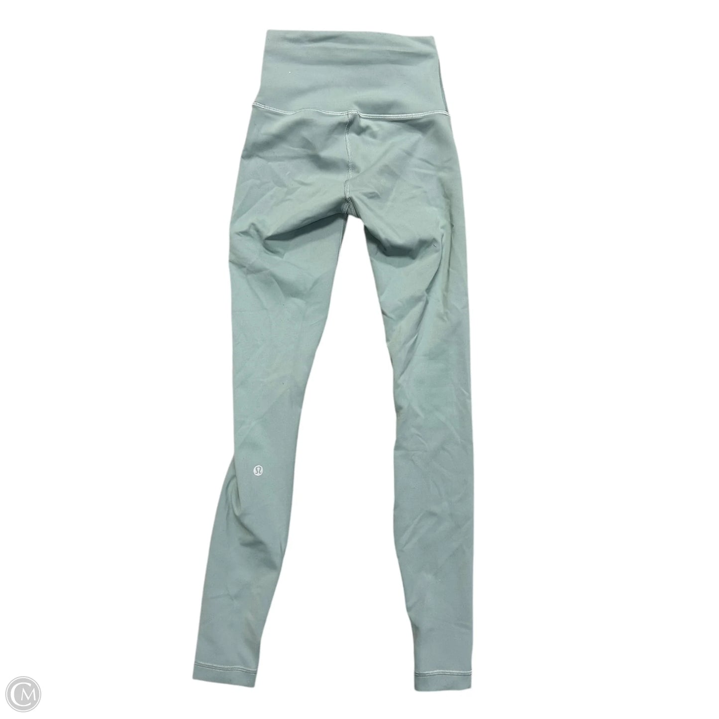 Athletic Leggings By Lululemon In Green, Size: 0