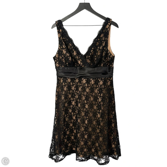 Dress Casual Short By Sl Fashions In Black, Size: 14