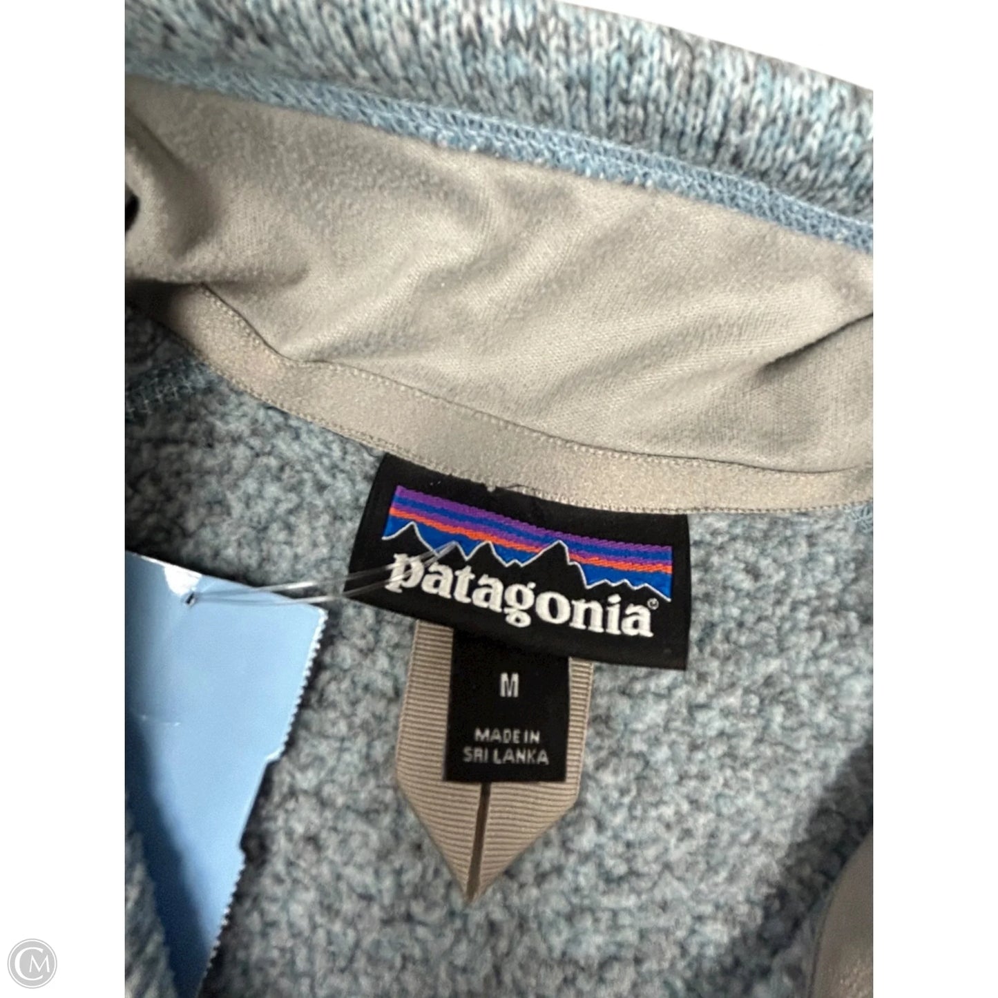 Sweatshirt Collar By Patagonia In Blue, Size: M