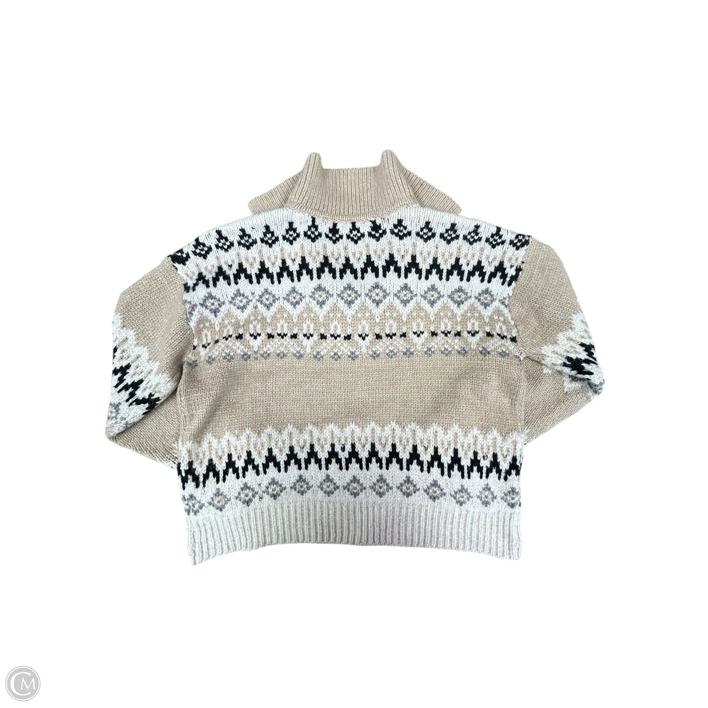 Sweater By Rd Style In Cream & Tan, Size: S