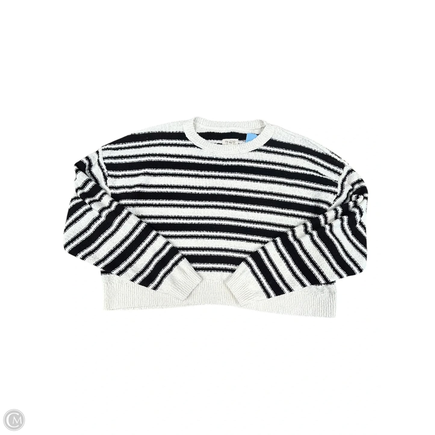 Sweater By Pilcro In Black & White, Size: Xs