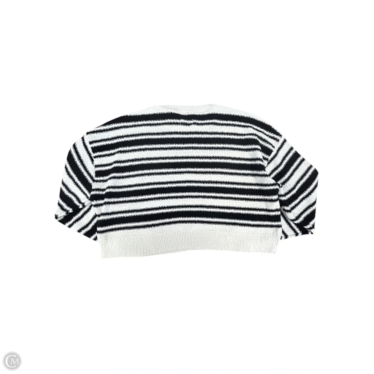 Sweater By Pilcro In Black & White, Size: Xs