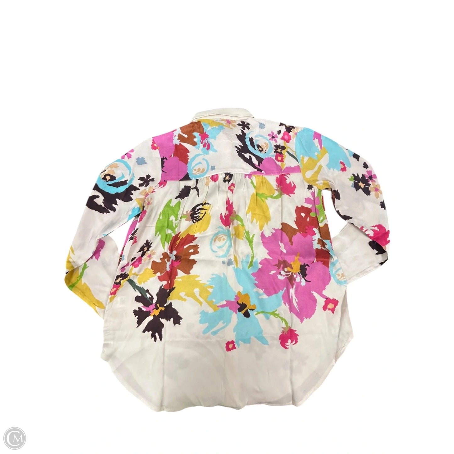 Blouse Long Sleeve By Conditions Apply In Multi-colored, Size: S