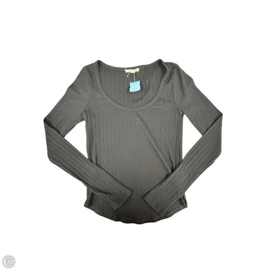 Top Long Sleeve By Madewell In Black, Size: S