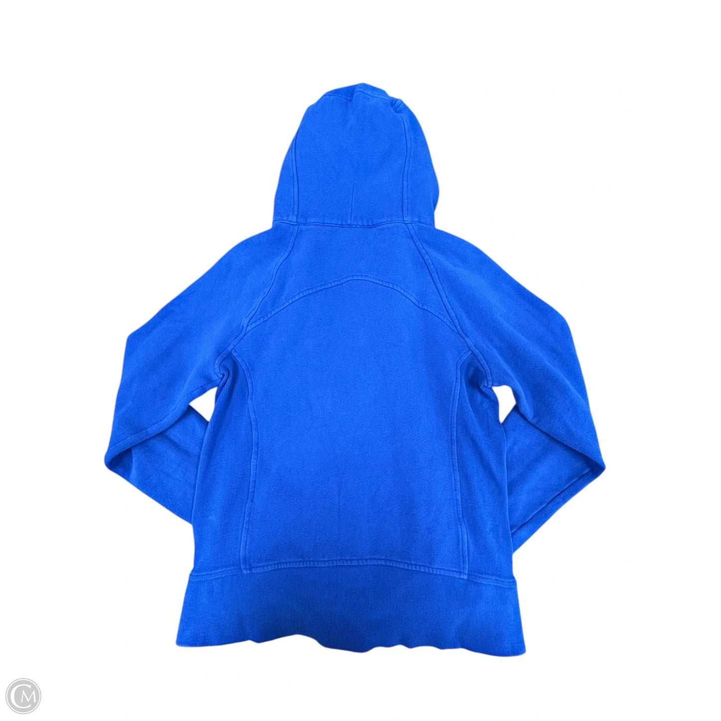 Athletic Sweatshirt Hoodie By Lululemon In Blue, Size: 6