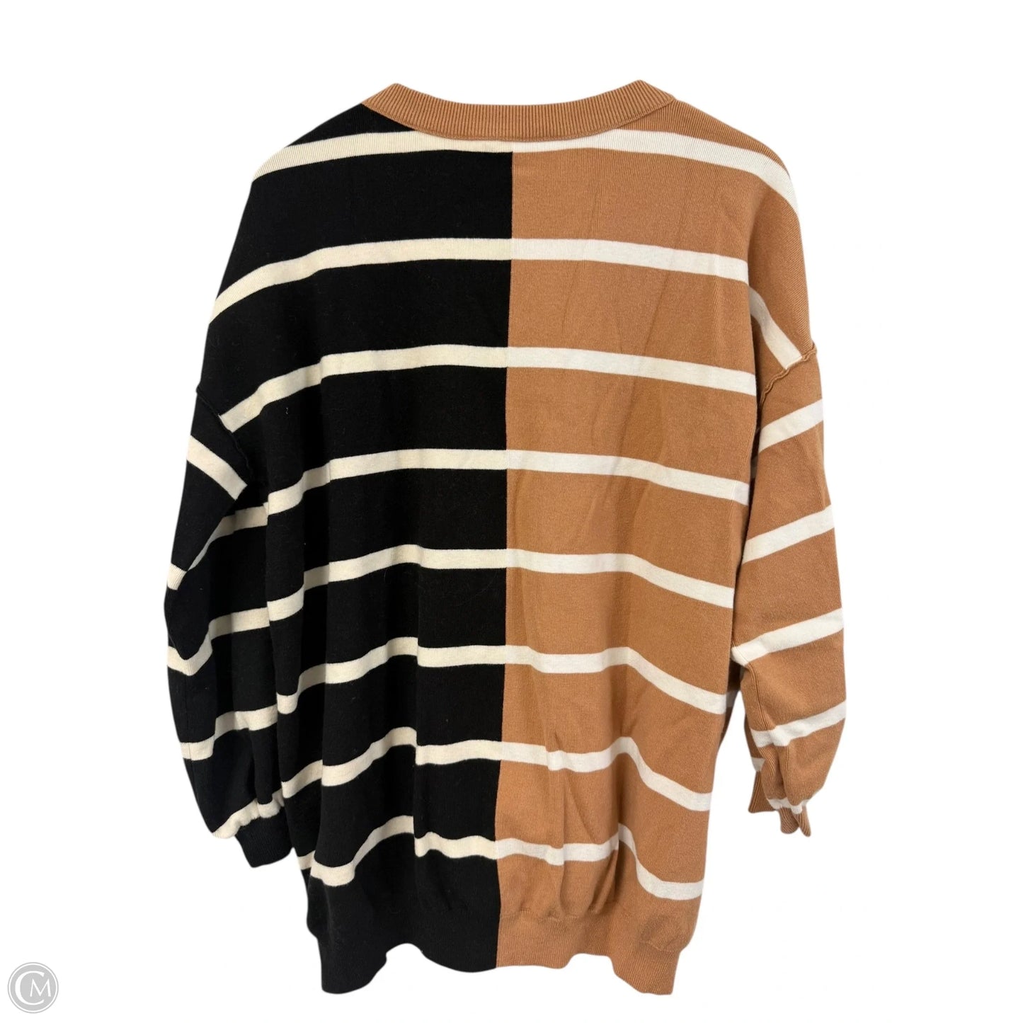 Sweater By Clothes Mentor In Black & Brown, Size: Xxl