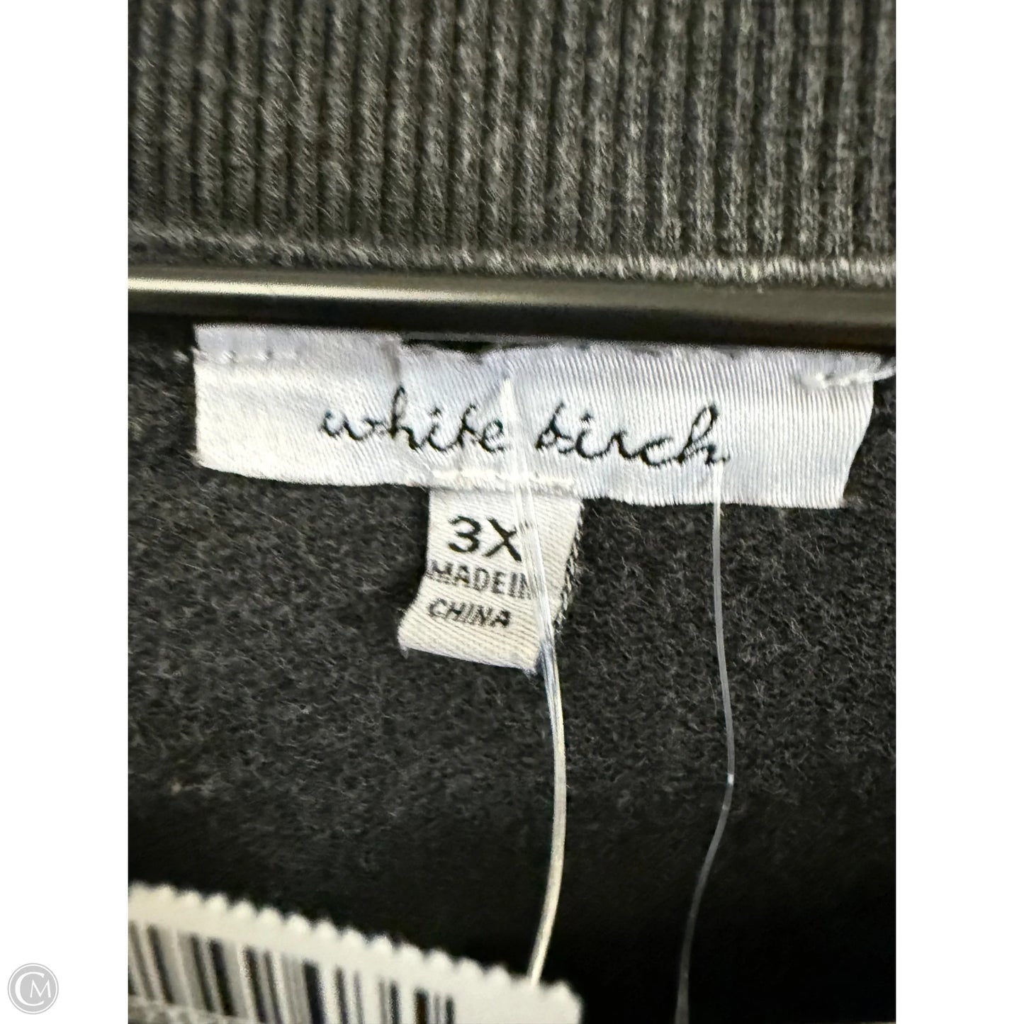 Sweatshirt Crewneck By White Birch In Grey, Size: 3x