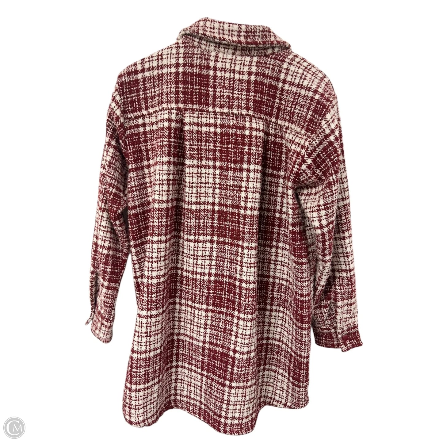 Jacket Other By Kori America In Red & White, Size: L