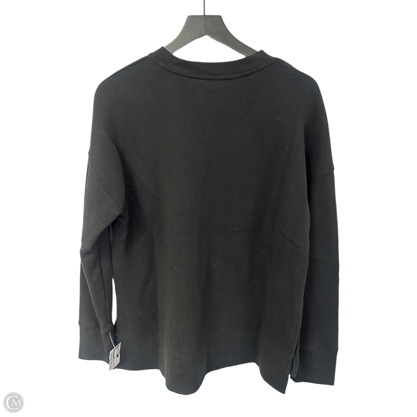 Sweatshirt Crewneck By Time And Tru In Black, Size: L