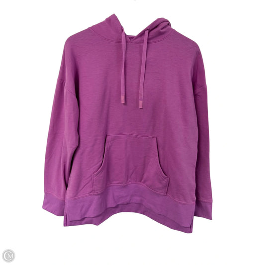 Athletic Sweatshirt Hoodie By Athletic Works In Purple, Size: M