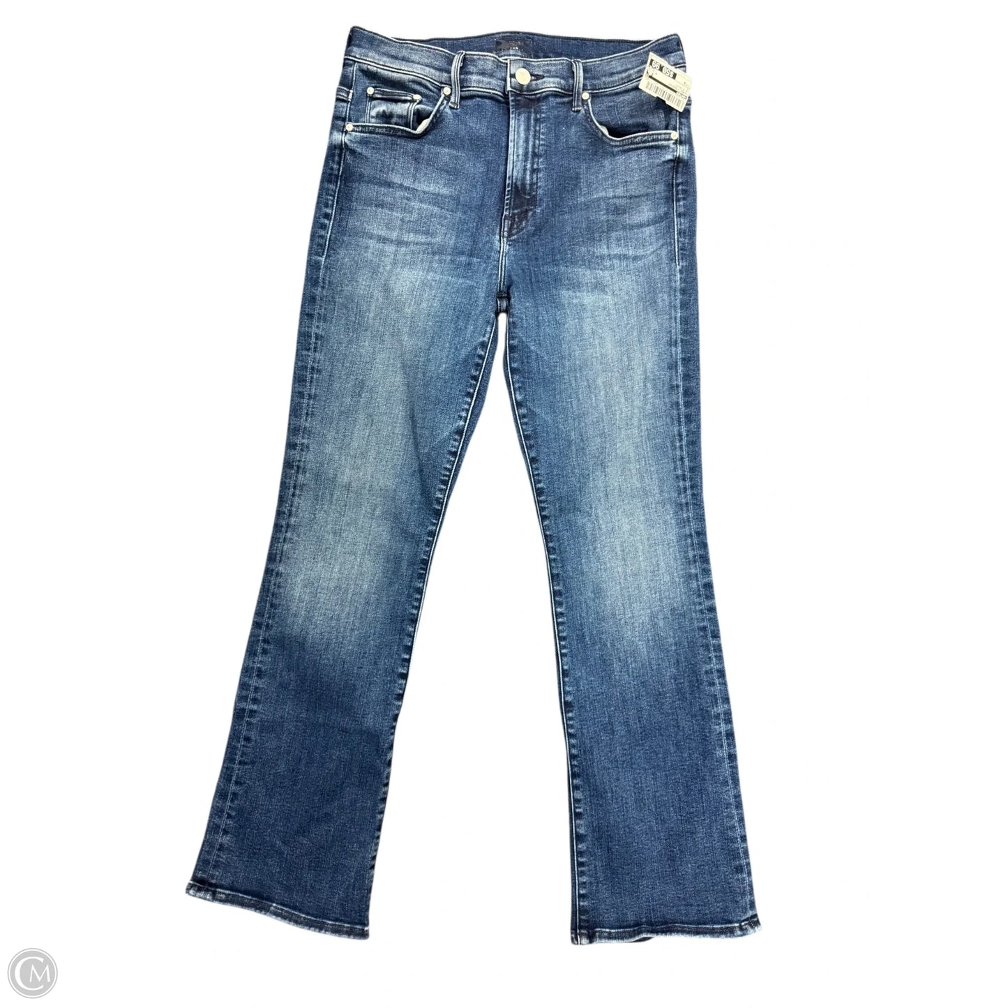 Jeans Straight By Mother In Blue Denim, Size: 6