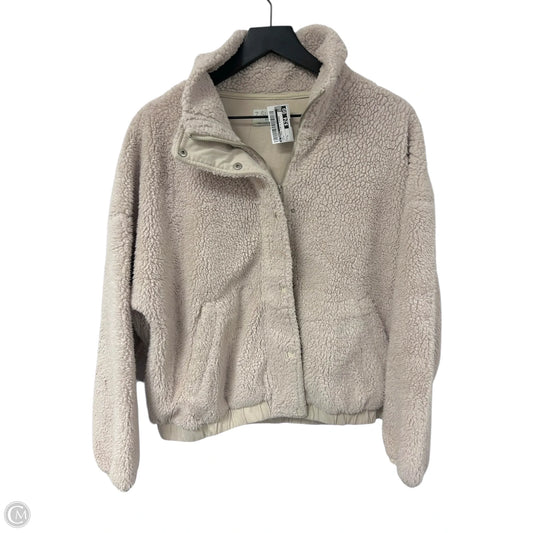 Coat Faux Fur & Sherpa By Z Supply In Cream, Size: S