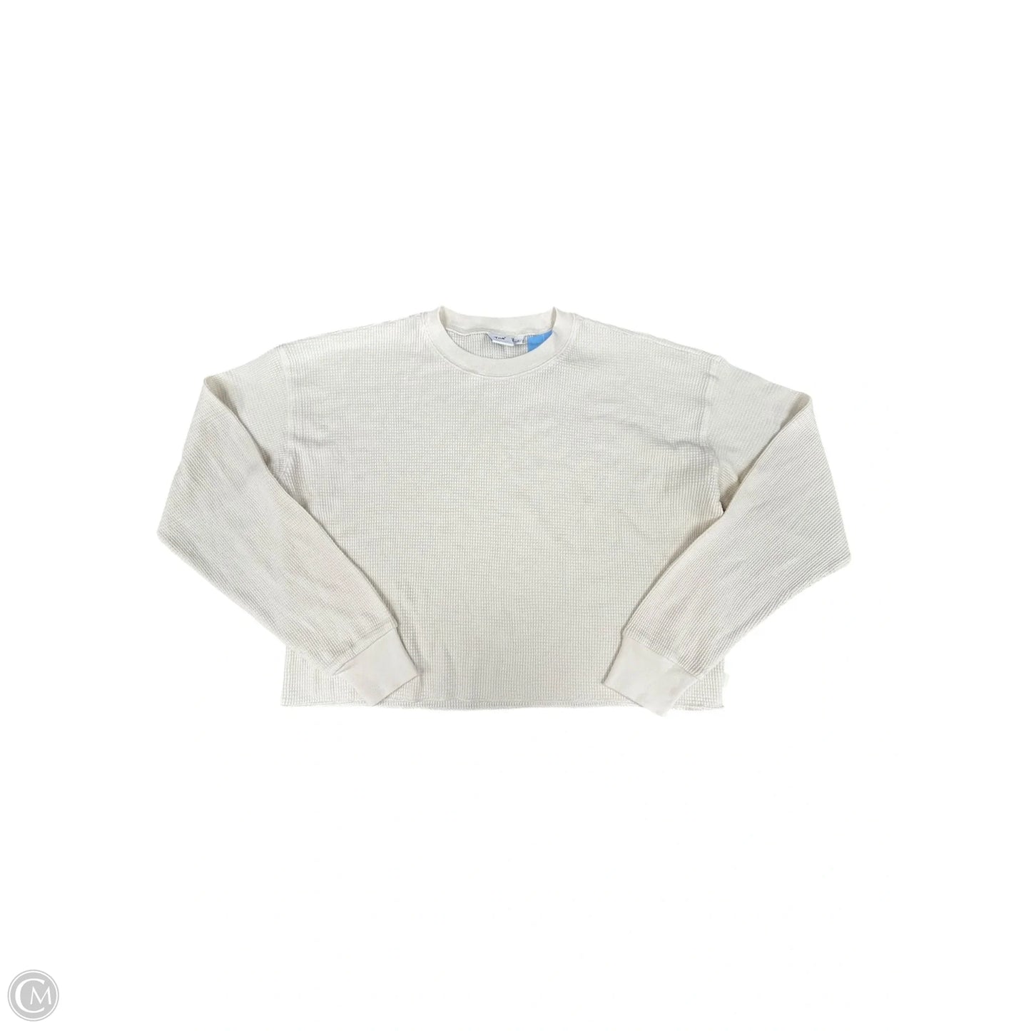 Top Long Sleeve By Tna In Ivory, Size: S