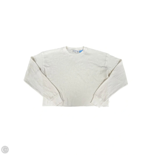 Top Long Sleeve By Tna In Ivory, Size: S