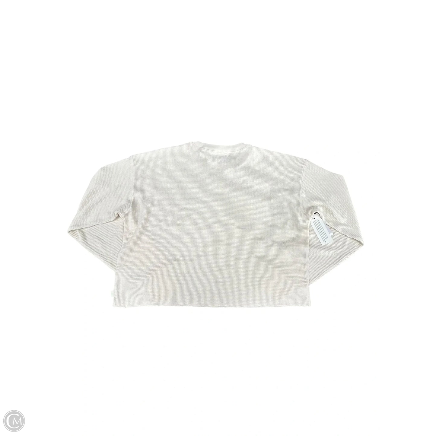 Top Long Sleeve By Tna In Ivory, Size: S