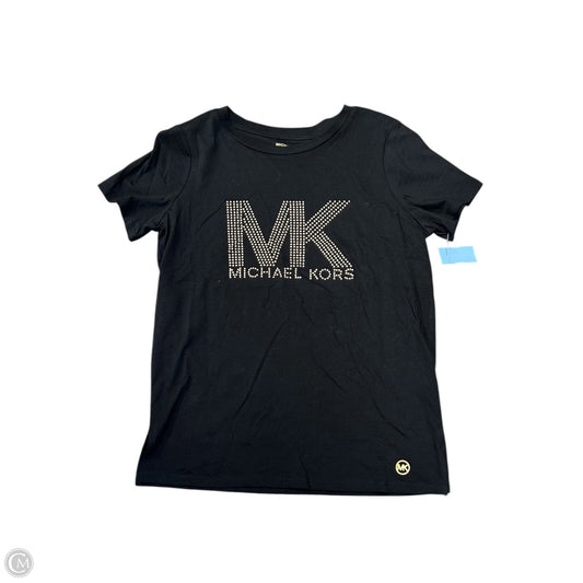 Top Short Sleeve By Michael By Michael Kors In Black, Size: S