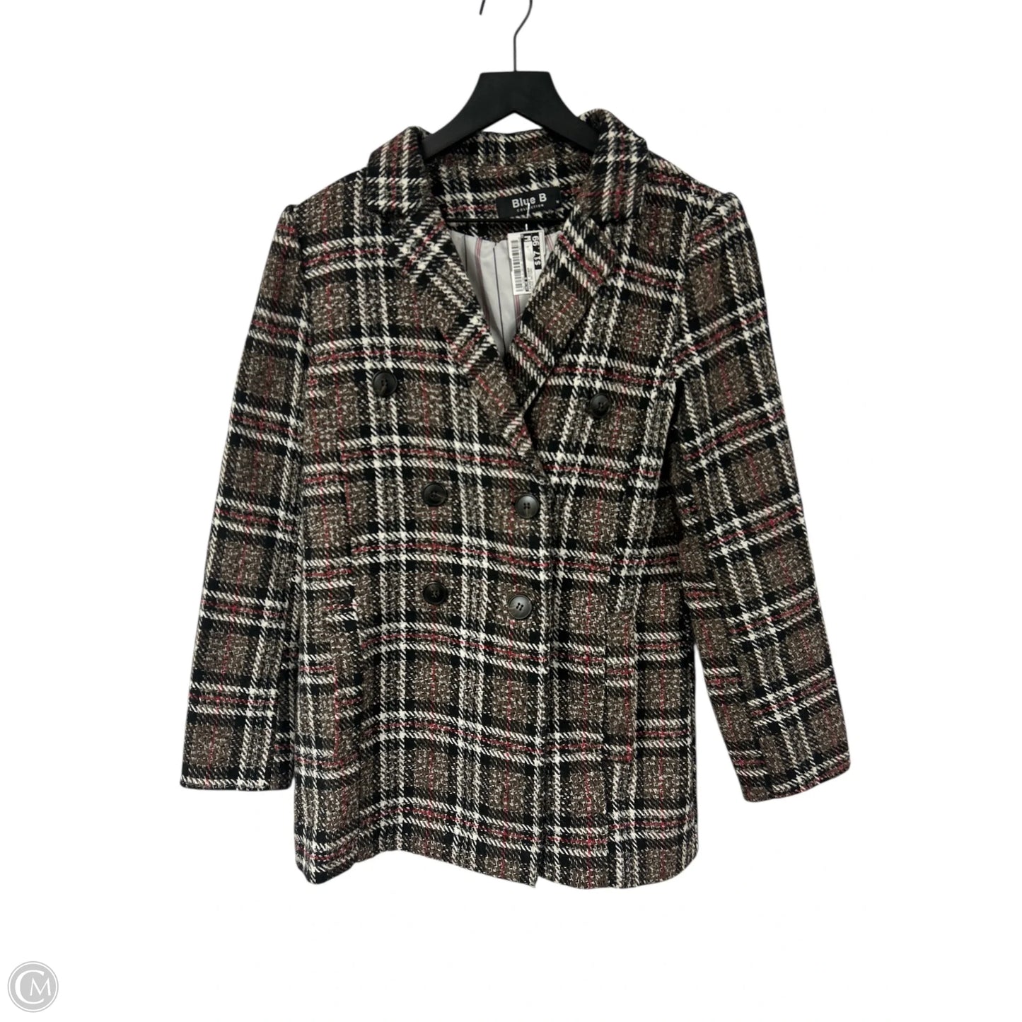 Jacket Other By Blue B In Plaid Pattern, Size: M