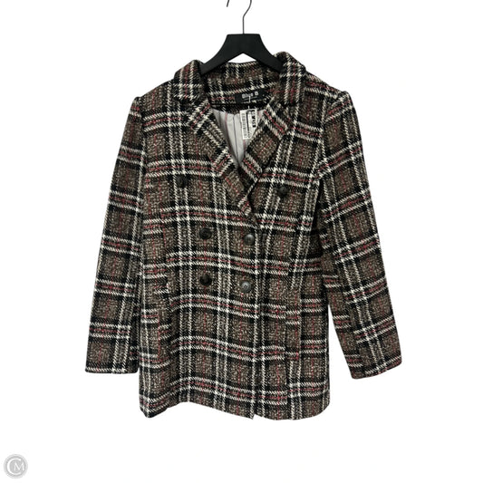 Jacket Other By Blue B In Plaid Pattern, Size: M