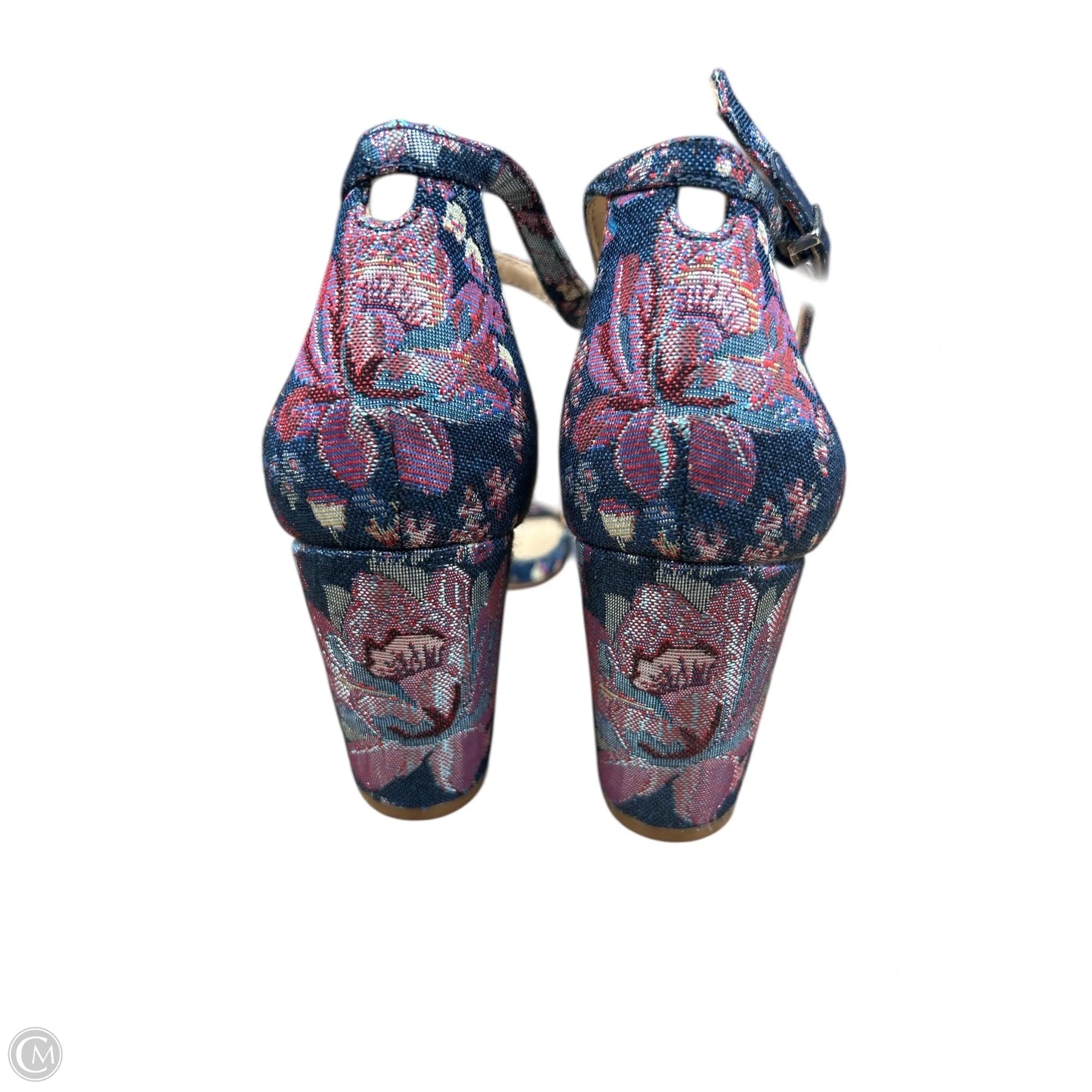 Shoes Heels Block By Jessica Simpson In Floral Print, Size: 6