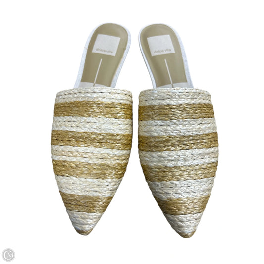 Shoes Flats By Dolce Vita In Tan & White, Size: 6