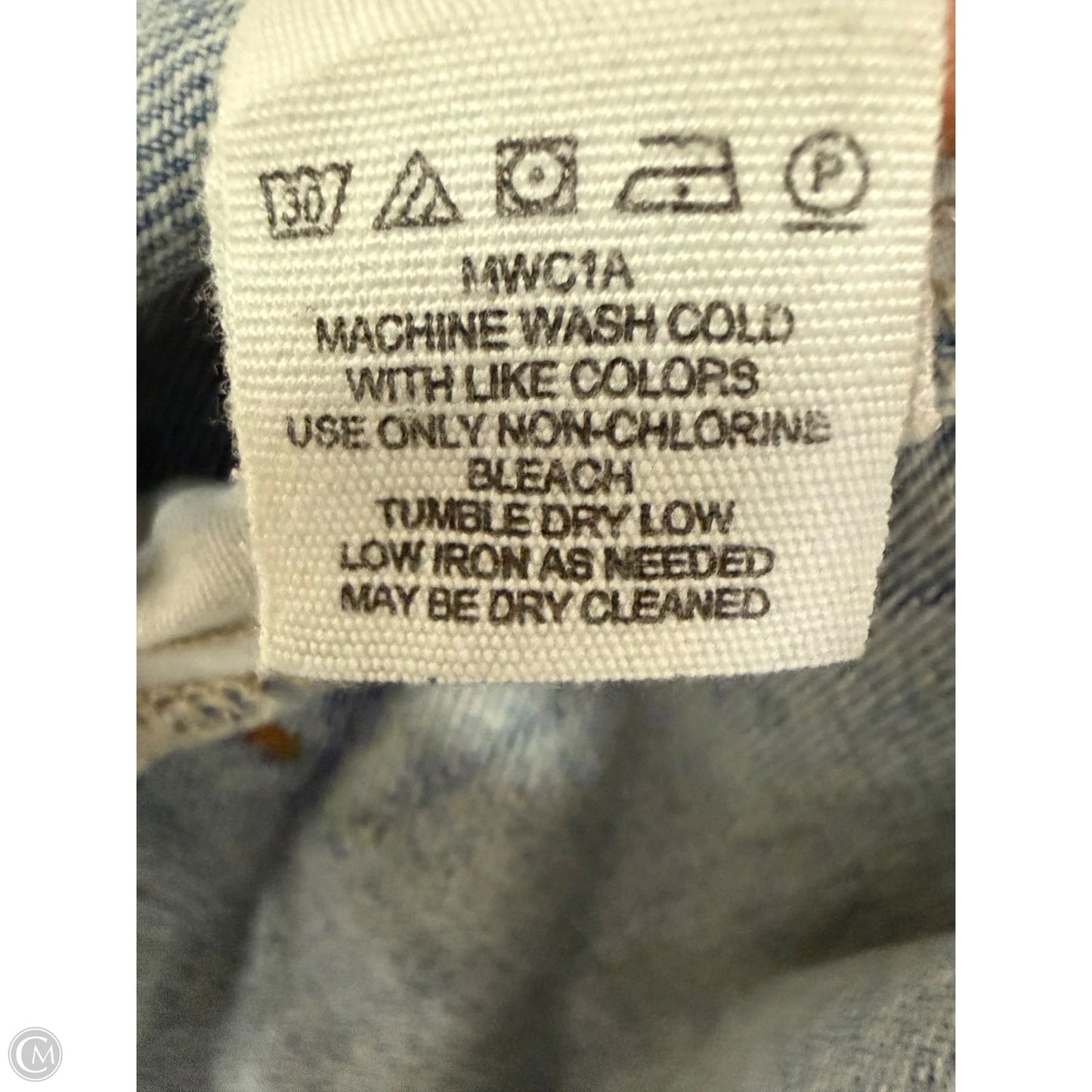 Jacket Denim By Free People In Blue Denim, Size: M