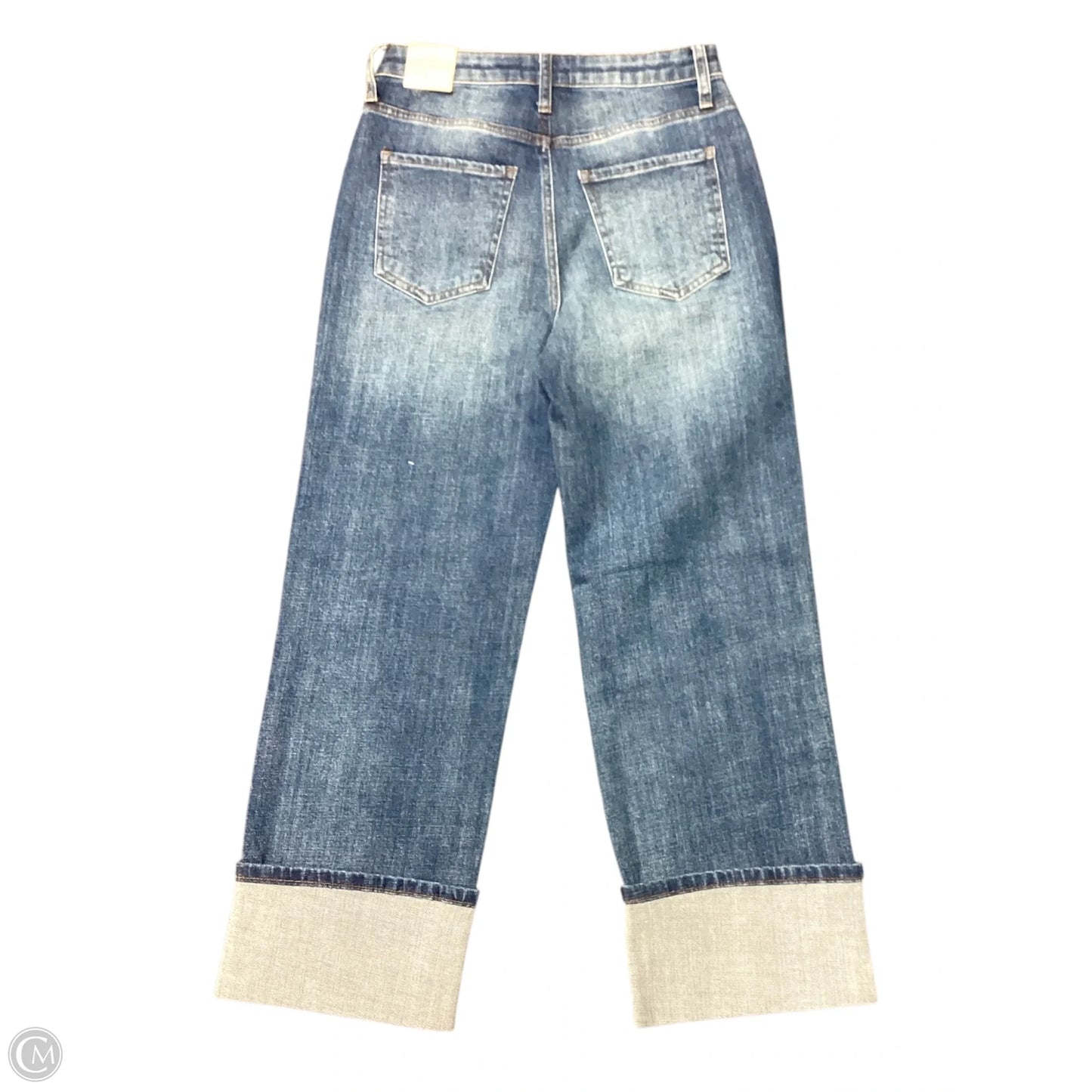 Jeans Cropped By Kut In Blue Denim, Size: 0