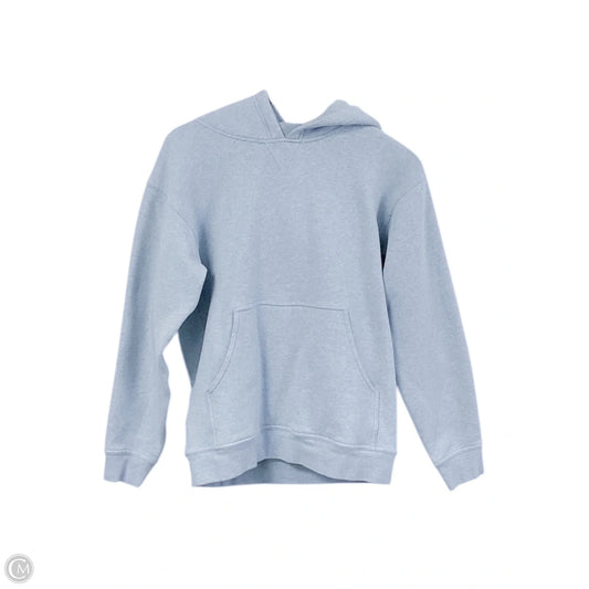 Athletic Sweatshirt Hoodie By Lululemon In Blue, Size: 6