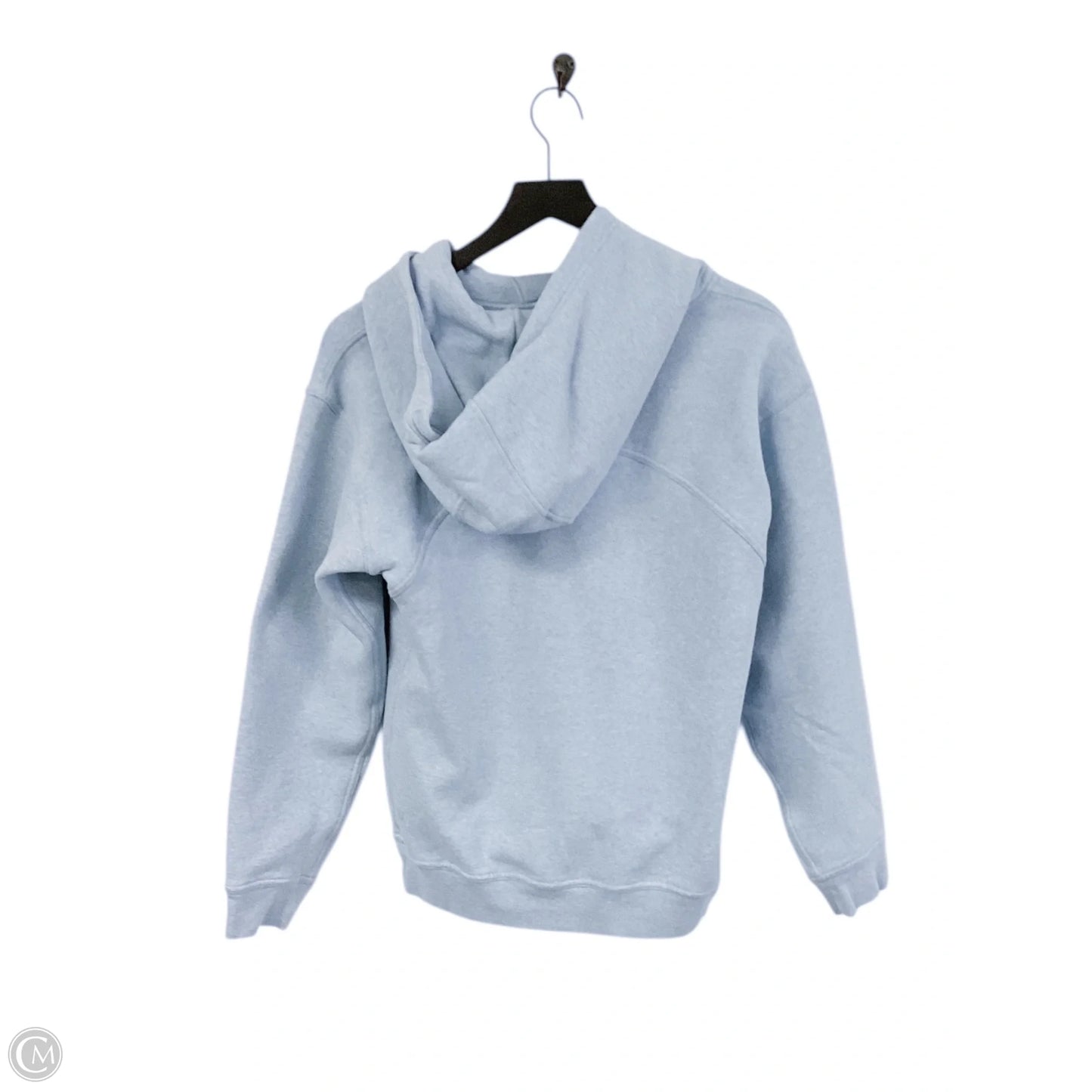 Athletic Sweatshirt Hoodie By Lululemon In Blue, Size: 6