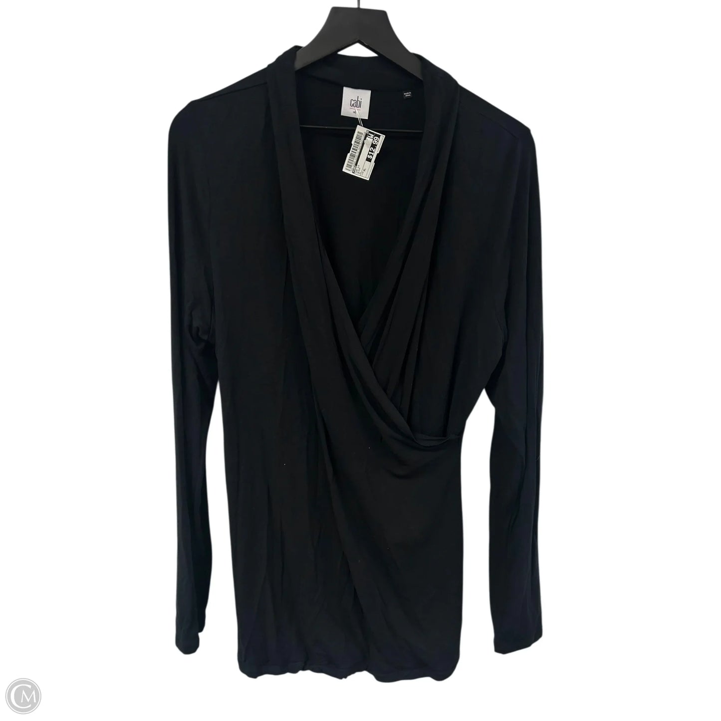 Top Long Sleeve By Cabi In Black, Size: Xl