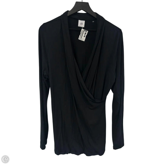Top Long Sleeve By Cabi In Black, Size: Xl