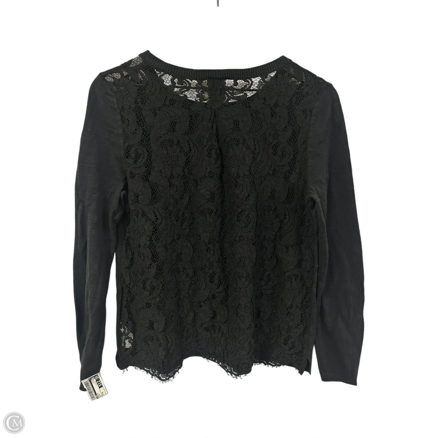 Top Long Sleeve By Cabi In Black, Size: M