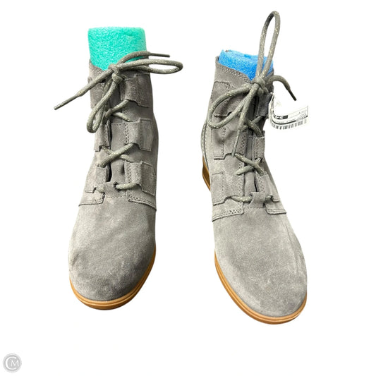 Boots Ankle Heels By Sorel In Grey, Size: 7