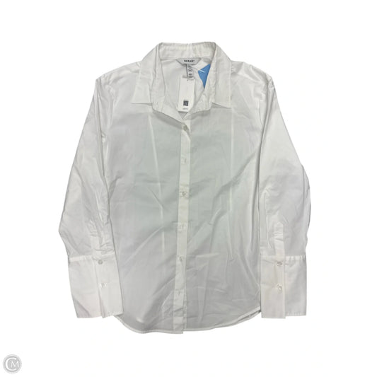 Blouse Long Sleeve By Spanx In White, Size: M