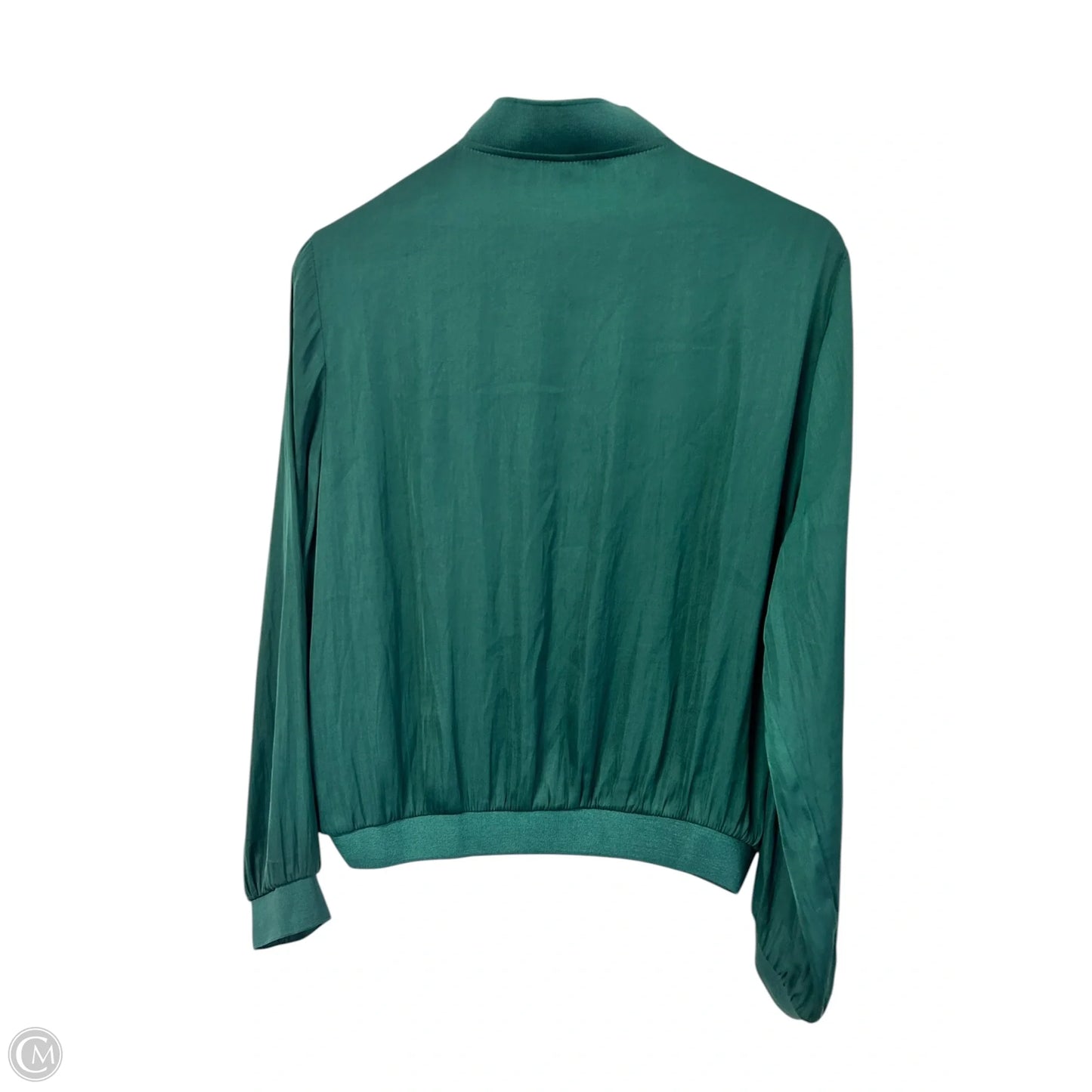 Jacket Shirt By Glam In Green, Size: M