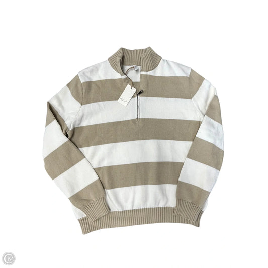 Sweater By Wishlist In Tan & White, Size: S