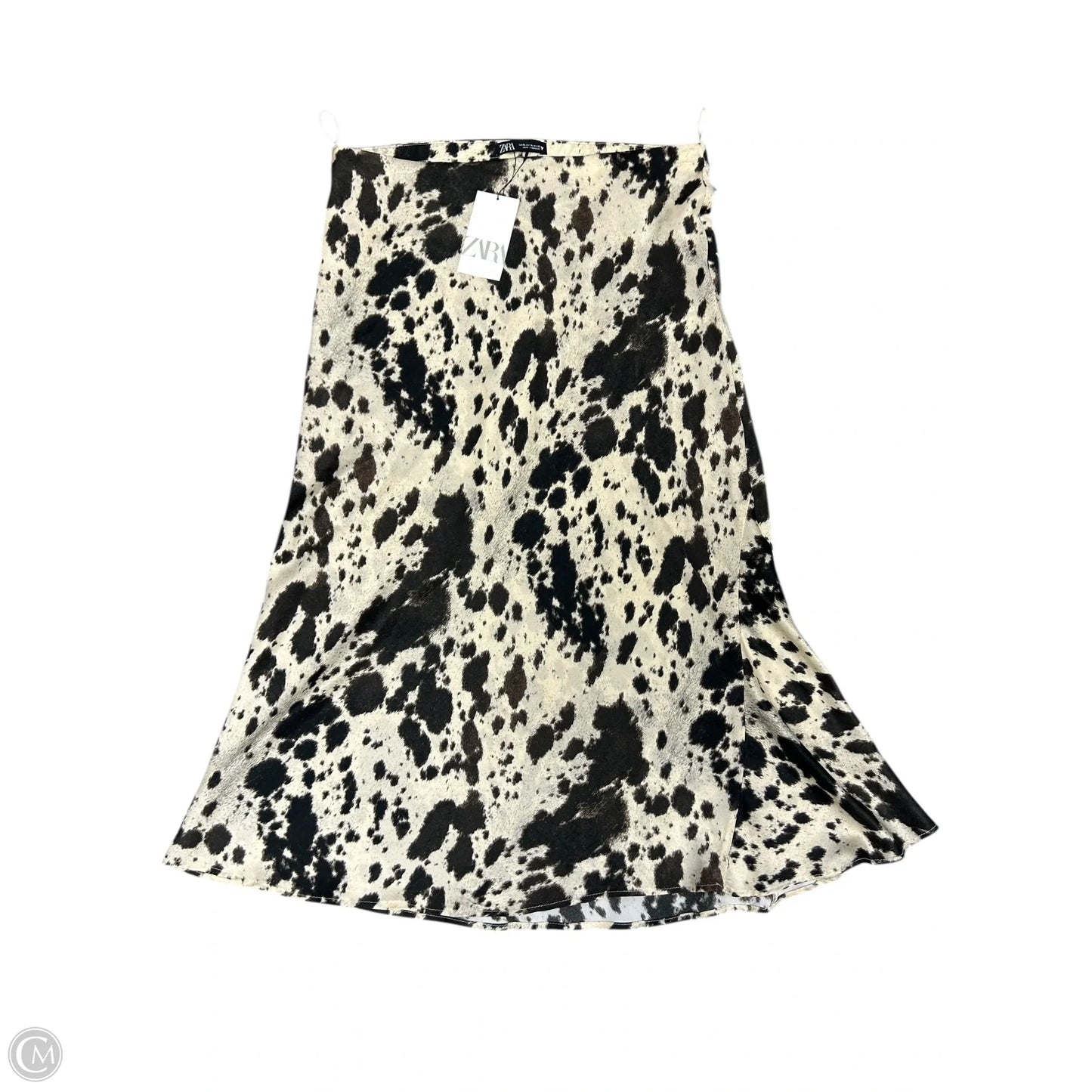 Skirt Maxi By Zara In Brown & Cream, Size: Xl