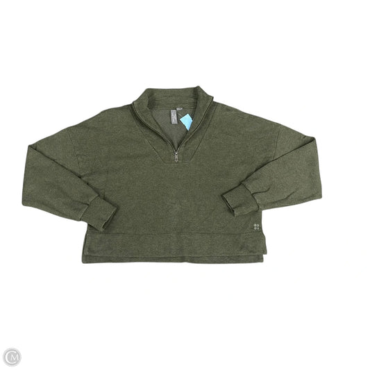 Sweatshirt Collar By Sweaty Betty In Green, Size: M